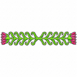 Flowers Embroidery Design 9